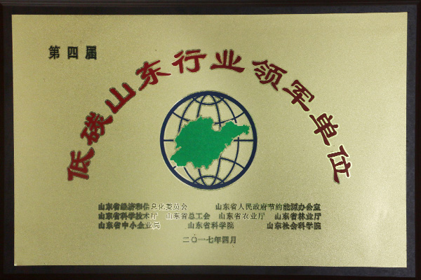 低碳山東行業(yè)領(lǐng)軍單位